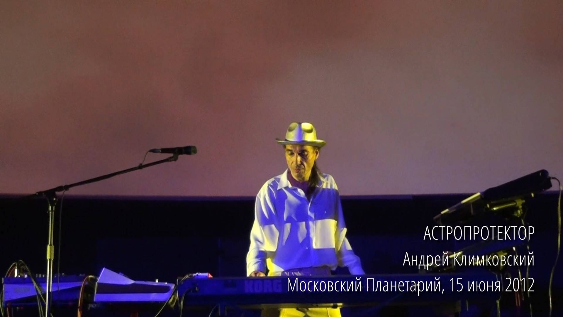 «Астропротектор», концерт в Московском Планетарии 15 июня 2012. Андрей Климковский