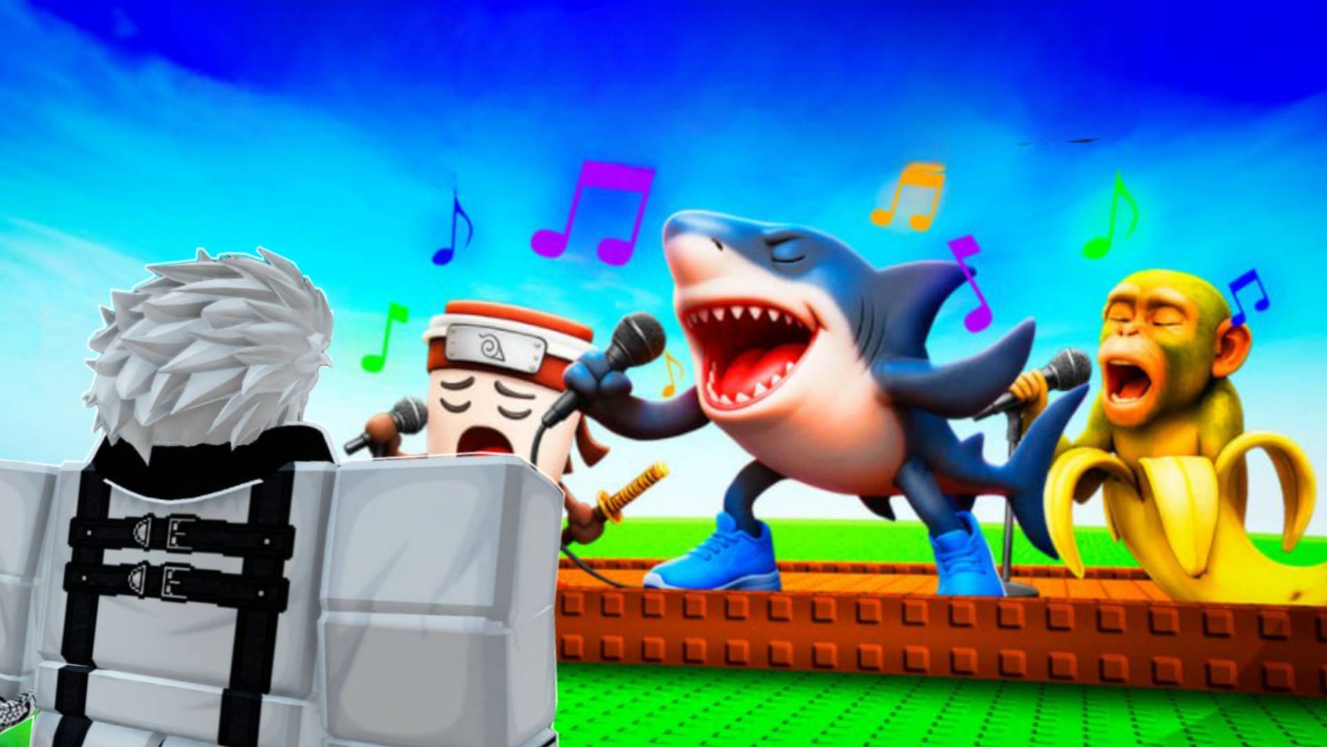 ВСЕ БРЕЙНРОТЫ НАЧАЛИ ПЕТЬ И СОЗДАЛИ ШЕДЕВР... | MY SINGING BRAINROT ROBLOX!