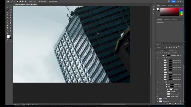 38_DMP VS Foreground. Using A.I To Create a Building  Compositing Academy