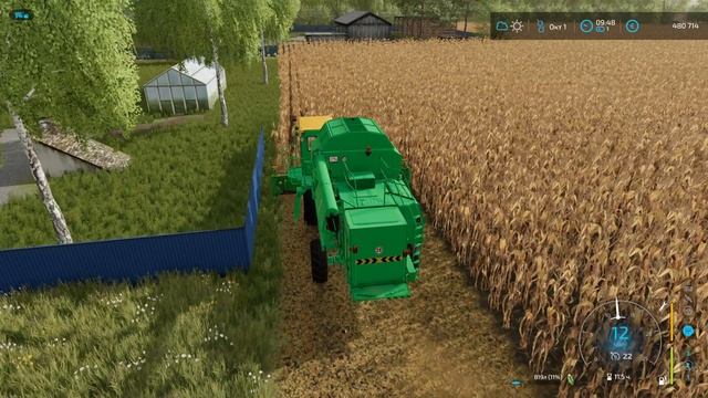 FS 22   Сельхоз  войска # 30  Вертолёт  и  кукуруза .       карта  Краснополье .