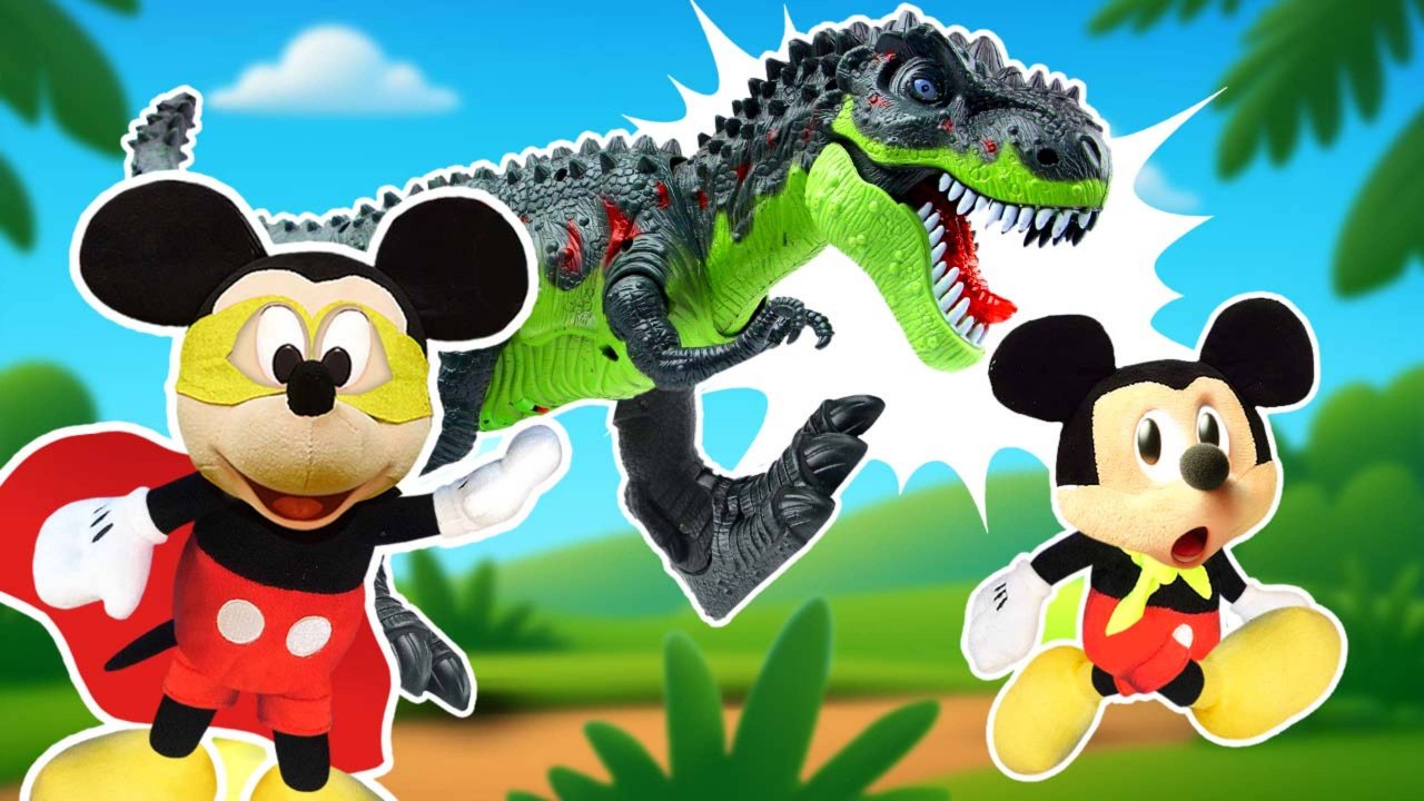 Патрик встретил АКУЛУ и ДИНОЗАВРА!  Супер-папа спешит на помощь! Весело видео для детей