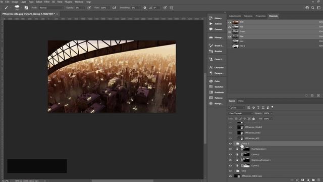 Editing Example - Atmospheric City