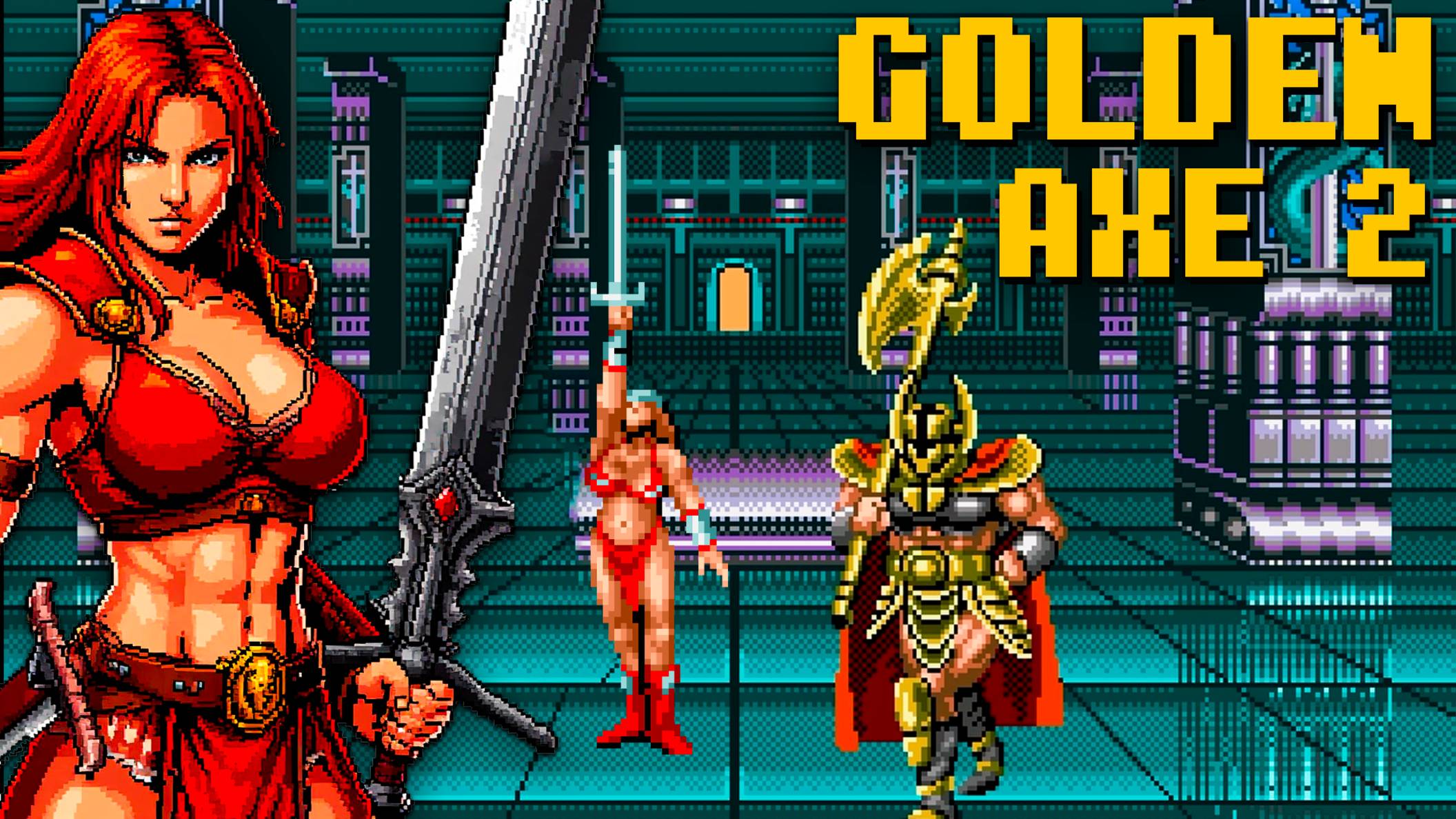 Проходим GOLDEN AXE 2 Sega Тайрис с двумя аргументами