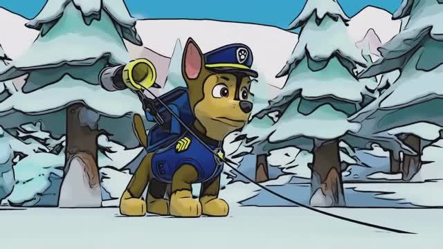 Щенячий патруль. Снежный клип. песенка для детей
