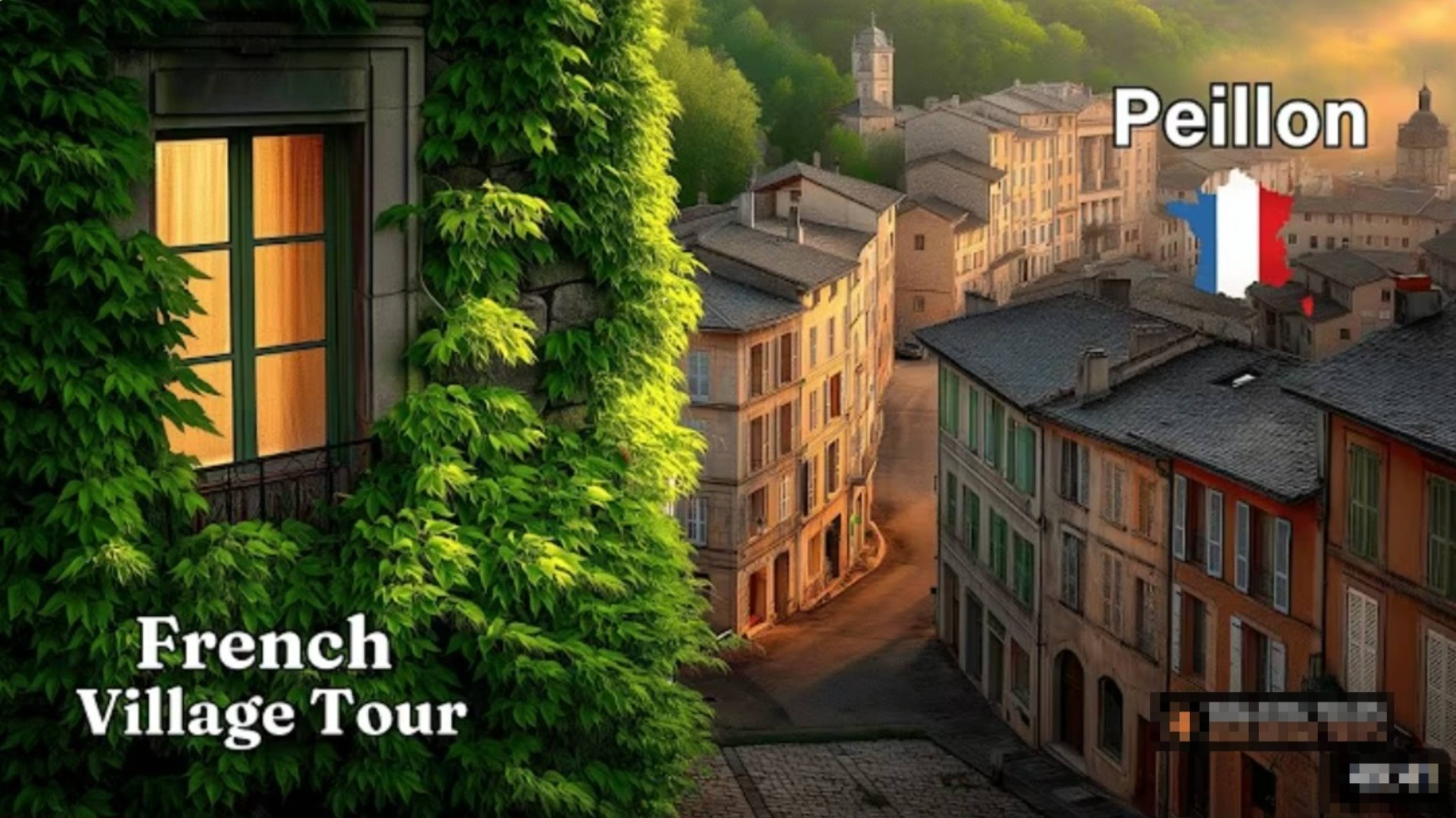 🌺 SmartTV 4К ➤ 🚶 Расслабляющая прогулка по скрытой французской деревне - Пейон, ФРАНЦИЯ! ASMR 4K