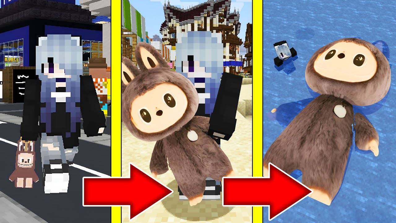 КАК МЕНЯЛСЯ ЛАБУБУ И ЕГО ЖИЗНЕННЫЙ ЦИКЛ В МАЙНКРАФТ ! ЭВОЛЮЦИЯ LABUBU POP MART MINECRAFT ФЛАСОЧКА