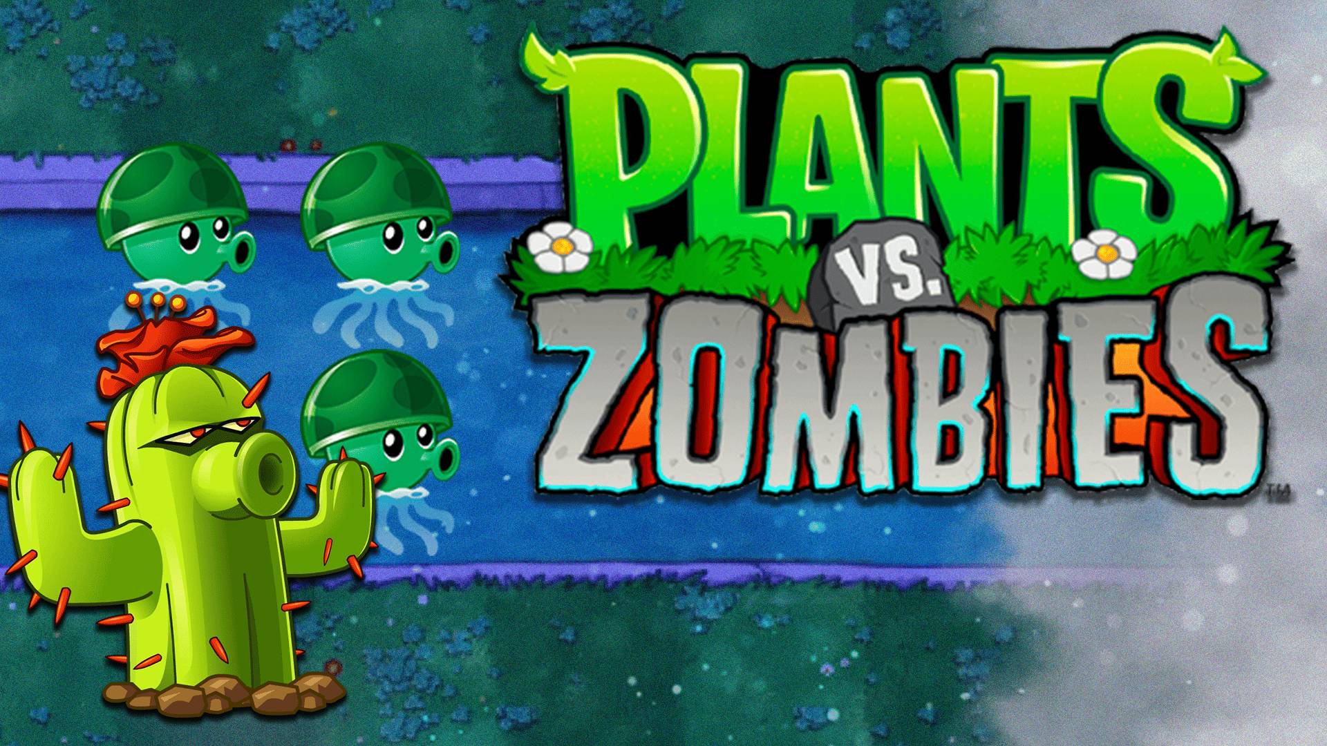 ПЕРВЫЕ МИНИ-ИГРЫ + НОЧНОЙ БАССЕЙН ▷ Прохождение Plants vs. Zombies #4