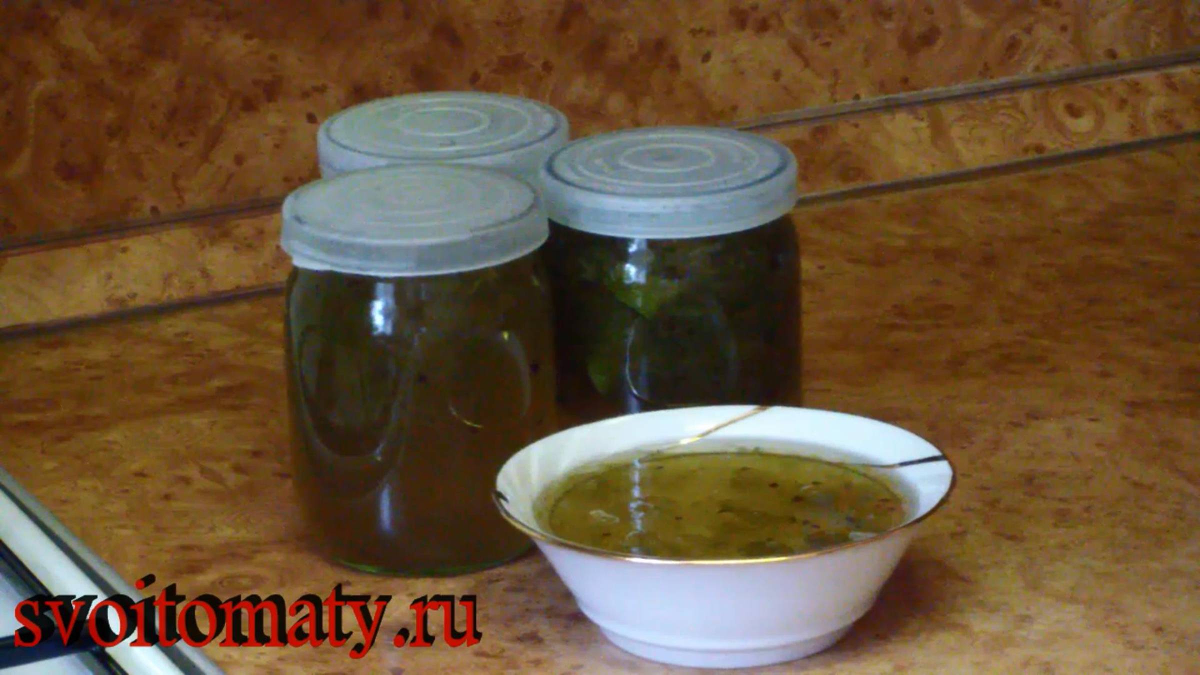 «Царское варенье»   Варенье из крыжовника с вишневым листом