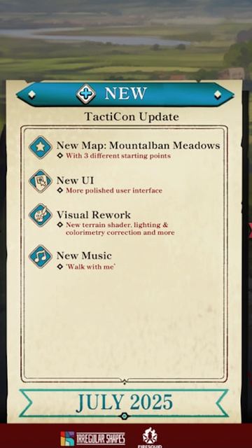 Обновленная дорожная карты игры City Tales - Medieval Era