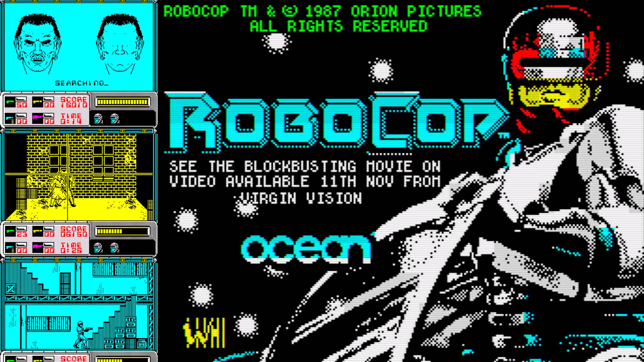 Проходим Робокоп на ретро ZX Spectrum