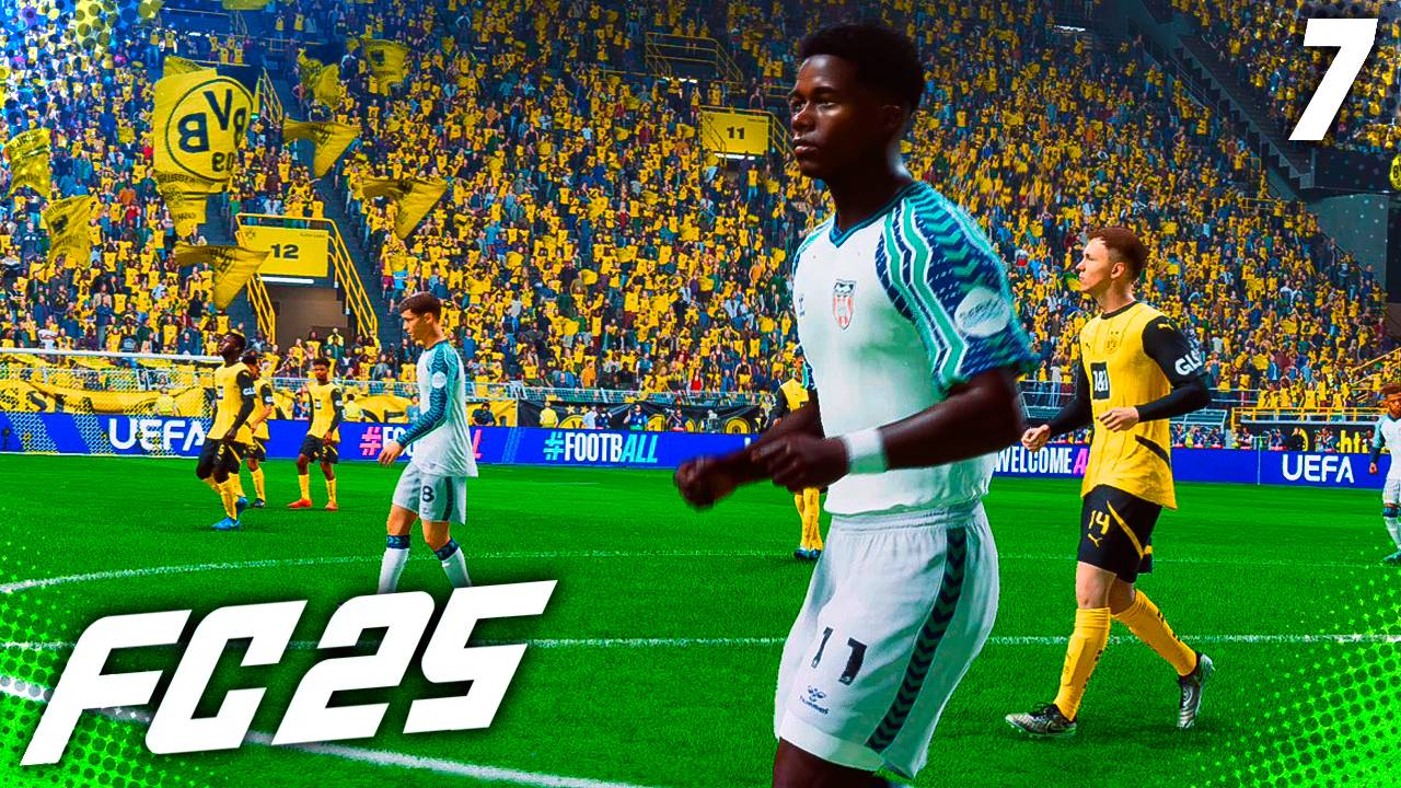 FC 25 КАРЬЕРА ЗА САНДЕРЛЕНД #7 - ЖАРКИЙ ВЫЕЗД В ДОРТМУНД