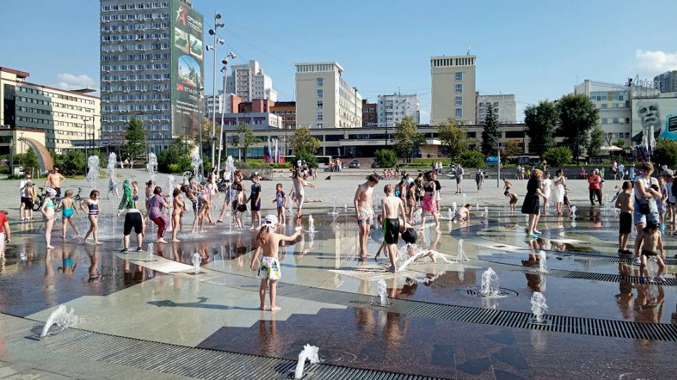 Россия. Пермь. Городская Эспланада.