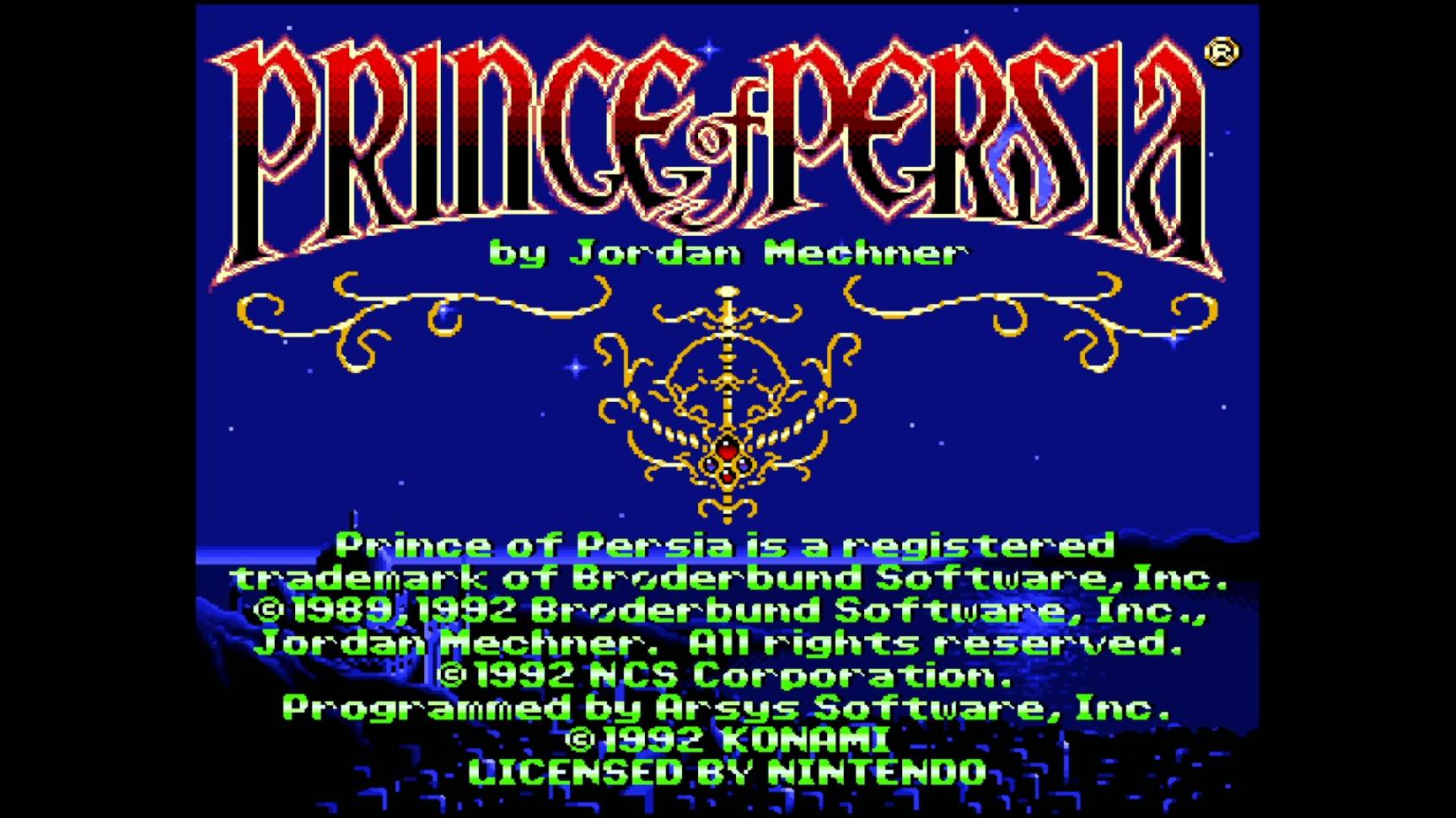 Прохождение Prince of Persia SNES 1992