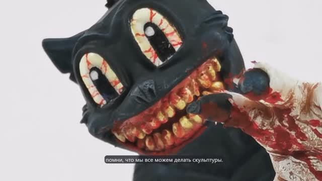 Как слепить Мультяшного кота из страшилок. От Гайд от DibujAme Un... в автоматическом переводе.
