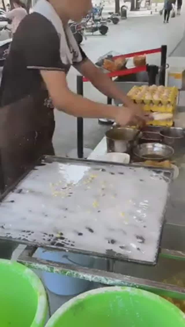 Уличная еда в реальном времени