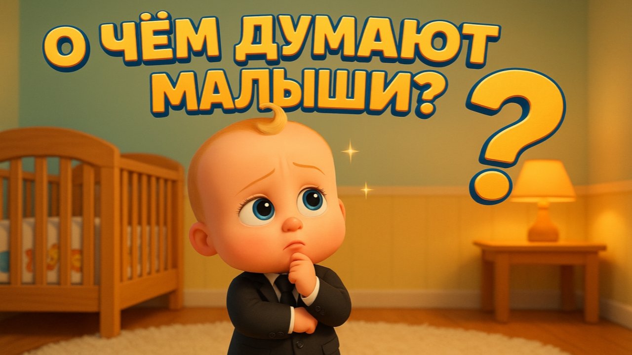 О чем думает Малыш? Детская песенка про ребенка | Мультфильм босс младенец