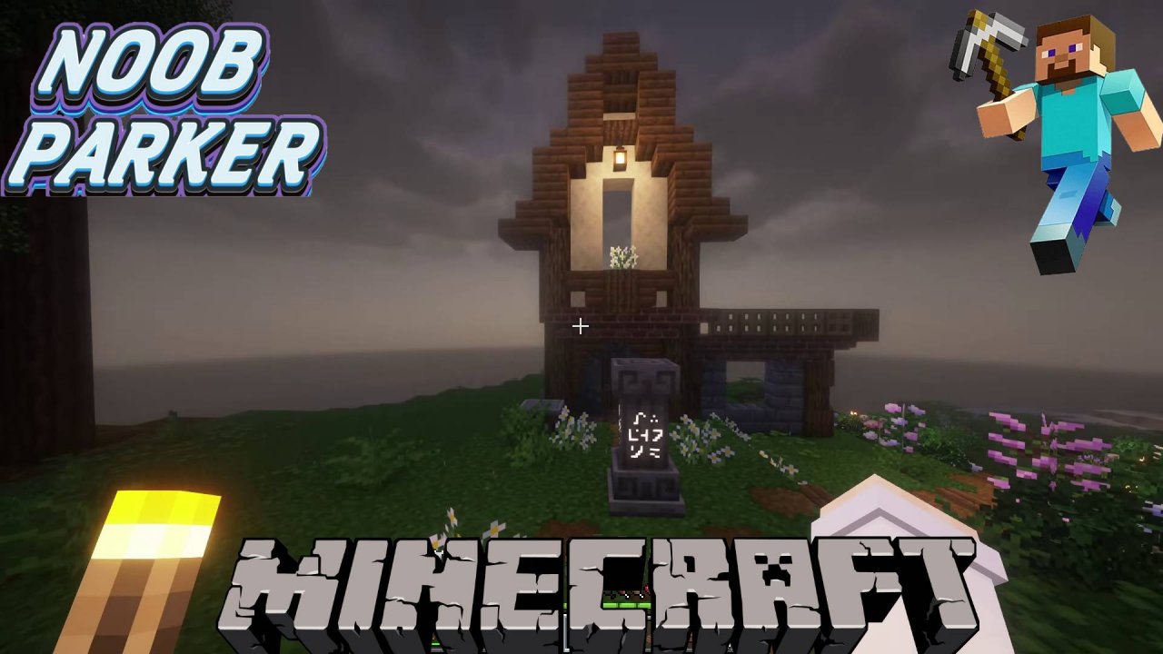 Дождливый коттедж у моря - лонгплей в Майнкрафт