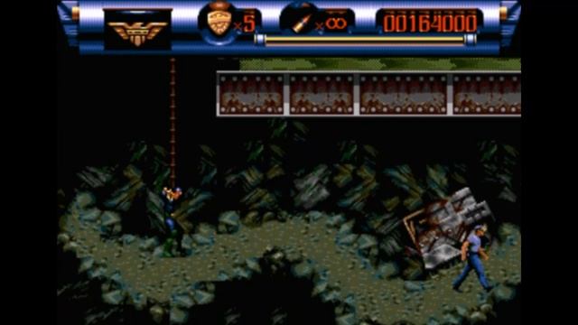 Sega Mega Drive 2 (Smd) 16-bit Judge Dredd - The Movie Stage 2 Прохождение