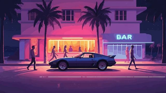 Ocean Drive 1980 / Synthwave Mixtape