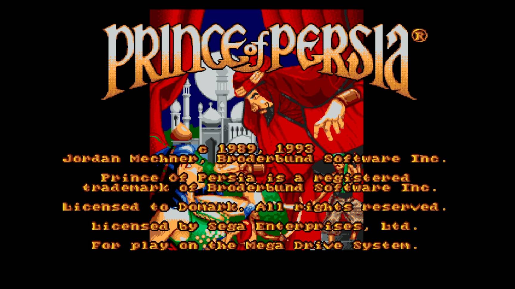 Прохождение Prince of Persia Sega 1992