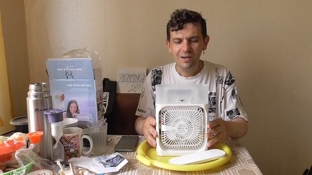 Обзор и распаковка вентилятор AIR COOLER FAN Wildberries