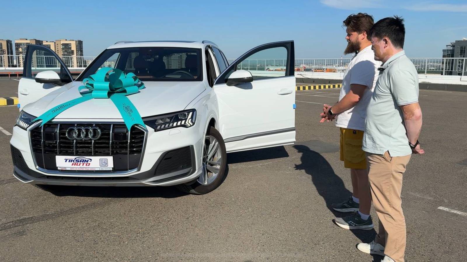 Ну классно! Что сказать… Классно! Отзыв с выдачи Audi Q7