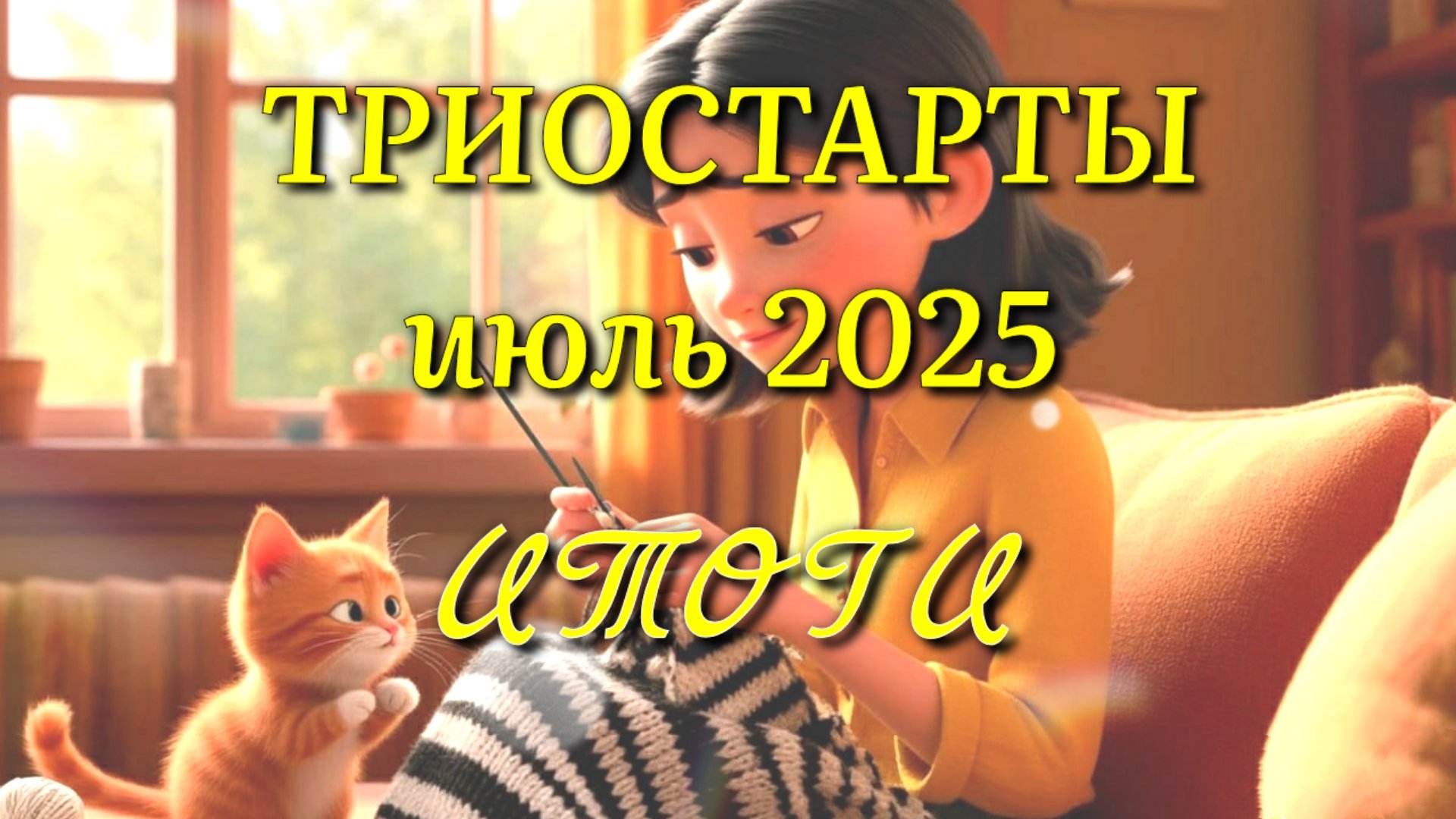 Итоги вязания в СП Триостарты июль. 5 игрушек маленькие мишки, 2 ажурные косынки