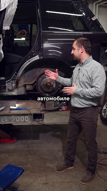 Меняем гнилые пороги и арки на Rang Rover.