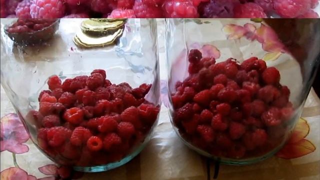 Компот из малины на зиму. Вкусный рецепт.