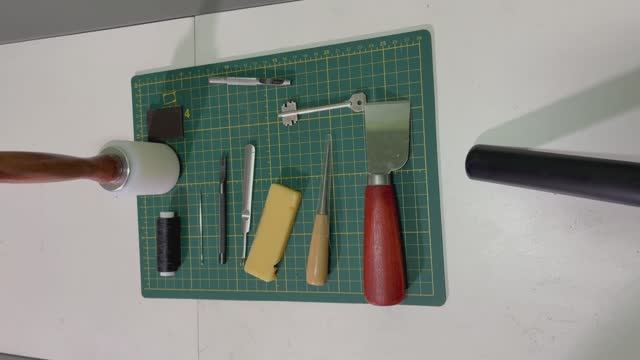 Ручка кожаная для ключа.