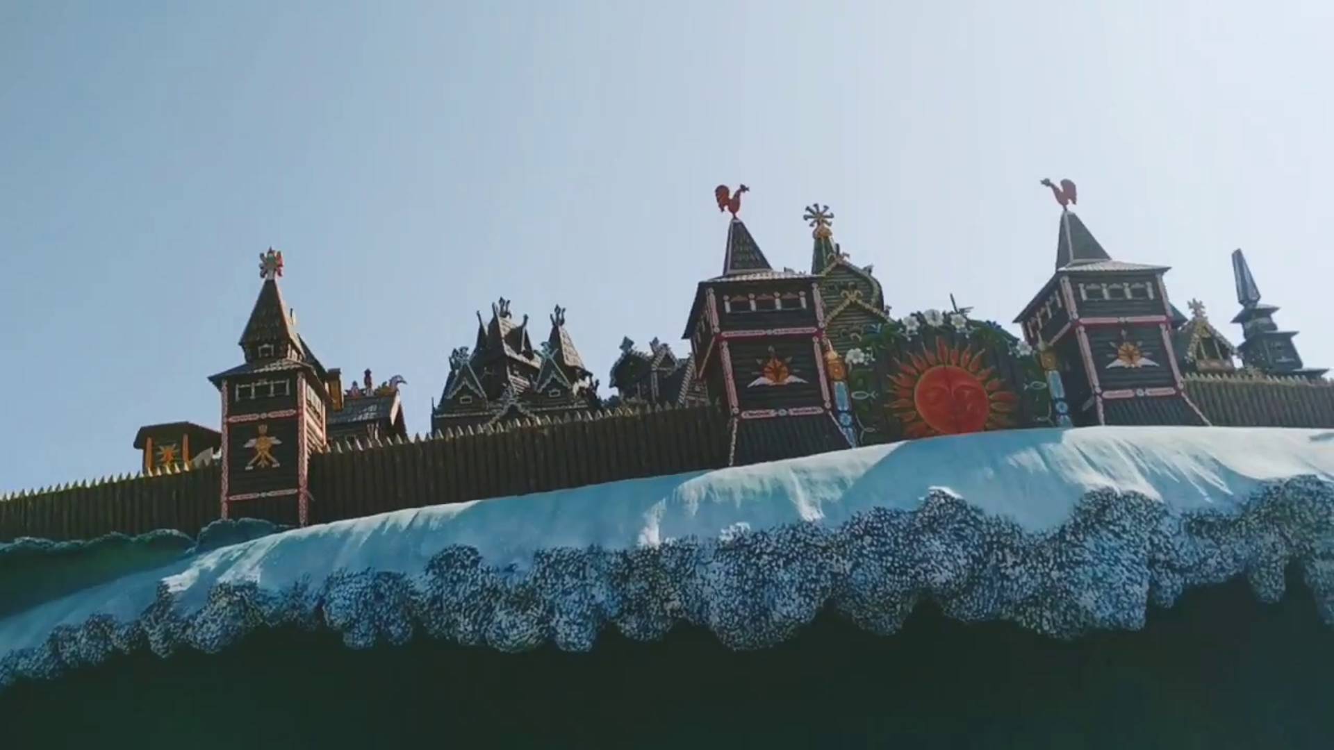 сказочная крепость  барельеф.мастер Берестнева Елена