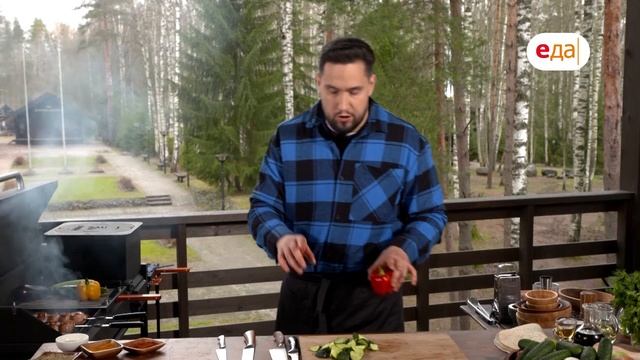 Глазированные медальоны и салат | На гриле /51