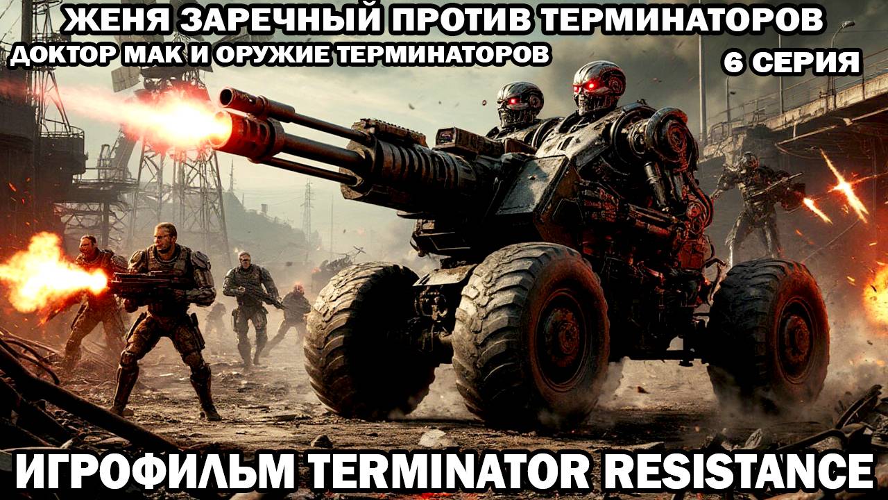 Terminator Resistance Женя Заречный против терминаторов война с роботами в будущем 6 серия