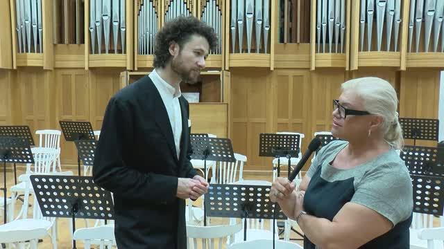 "130 Интервью 130 летию Филармонии им. В.И. Сафонова" интервью с Димитрисом Ботинисом