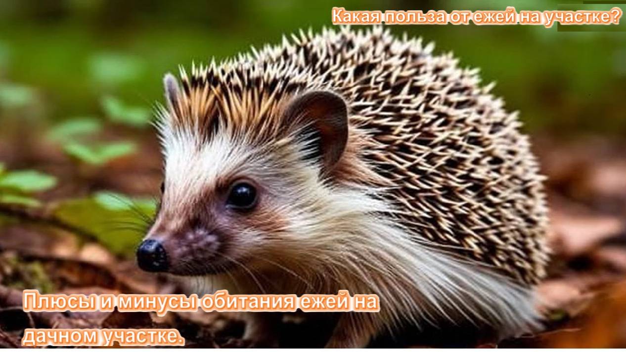 Ежик польза и вред на дачном участке. Плюсы и минусы обитания ежей на дачном участке. #Ежик  #дача