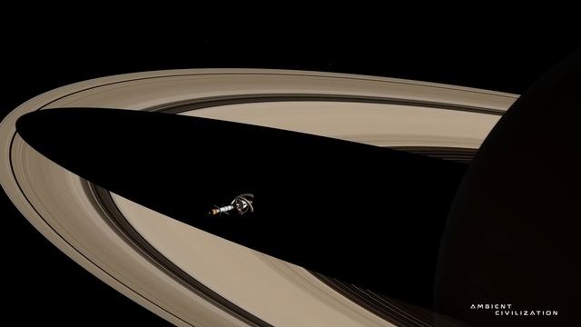 SATURN JUMP Epic Cinematic Ambient Sci-Fi Journey Beyond the Rings -For Work & Focus- No AI MUSIC!