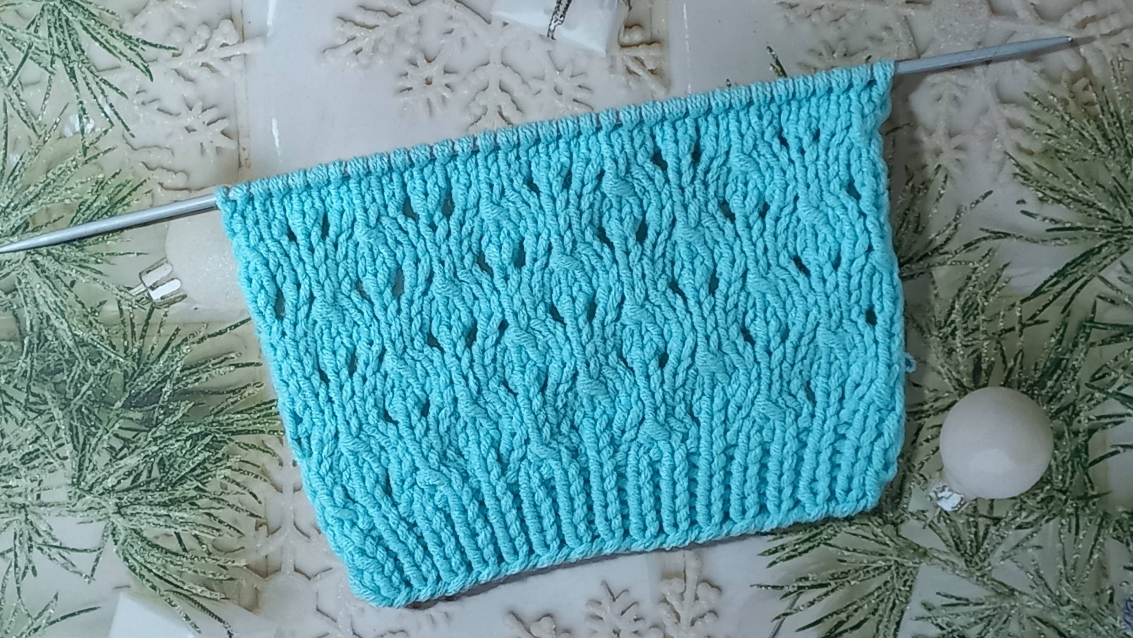 МК Узор спицами