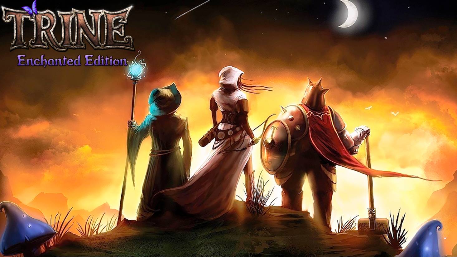 Trine Enchanted Edition | Полное прохождение кооператив на 3 | Русская озвучка | Без комментариев