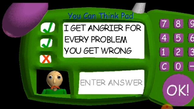 Я играю в балди basics