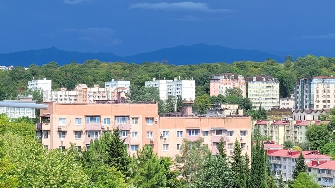 20-07-2025. Погода в Сочи. Море. Дельфины.