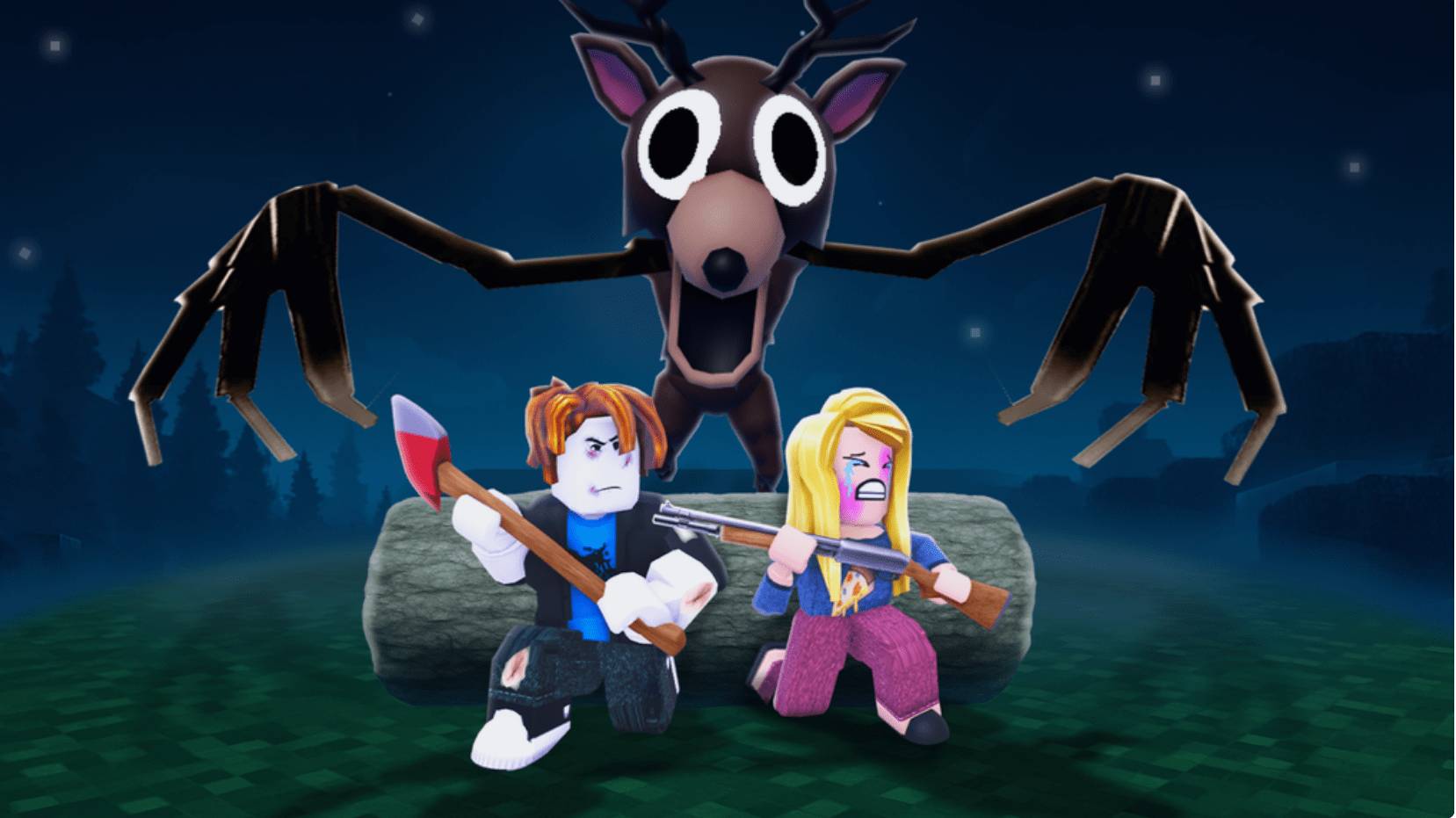 🌚99 НОЧЕЙ ROBLOX#ПРОДОЛЖАЕМ ВЫЖИВАТЬ В ДИКОМ ЛЕСУ🌚