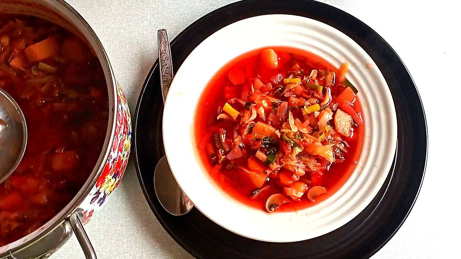 Борщ Летний Мой Рецепт Супер Овощного супа Это просто