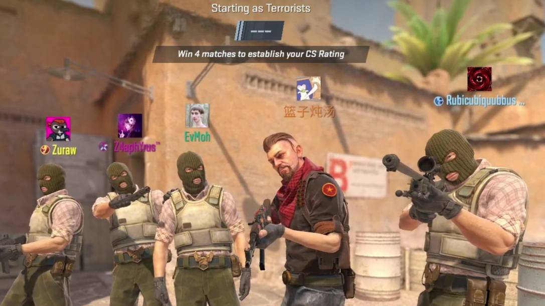 CS2: индусы вместо со мной выносят в одну калитку. Враг стонет и плачет.