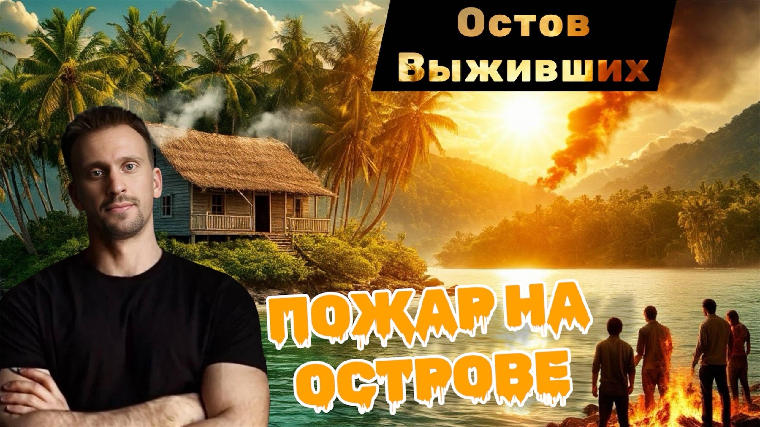 КАК ПОТУШИТЬ ПОЖАР НА НЕОБИТАЕМОМ ОСТРОВЕ? 🏝️🏝️🏝️ОСТРОВ ВЫЖИВШИХ 🏝️🏝️🏝️ 8 ДЕНЬ ВЫЖИВАНИЯ