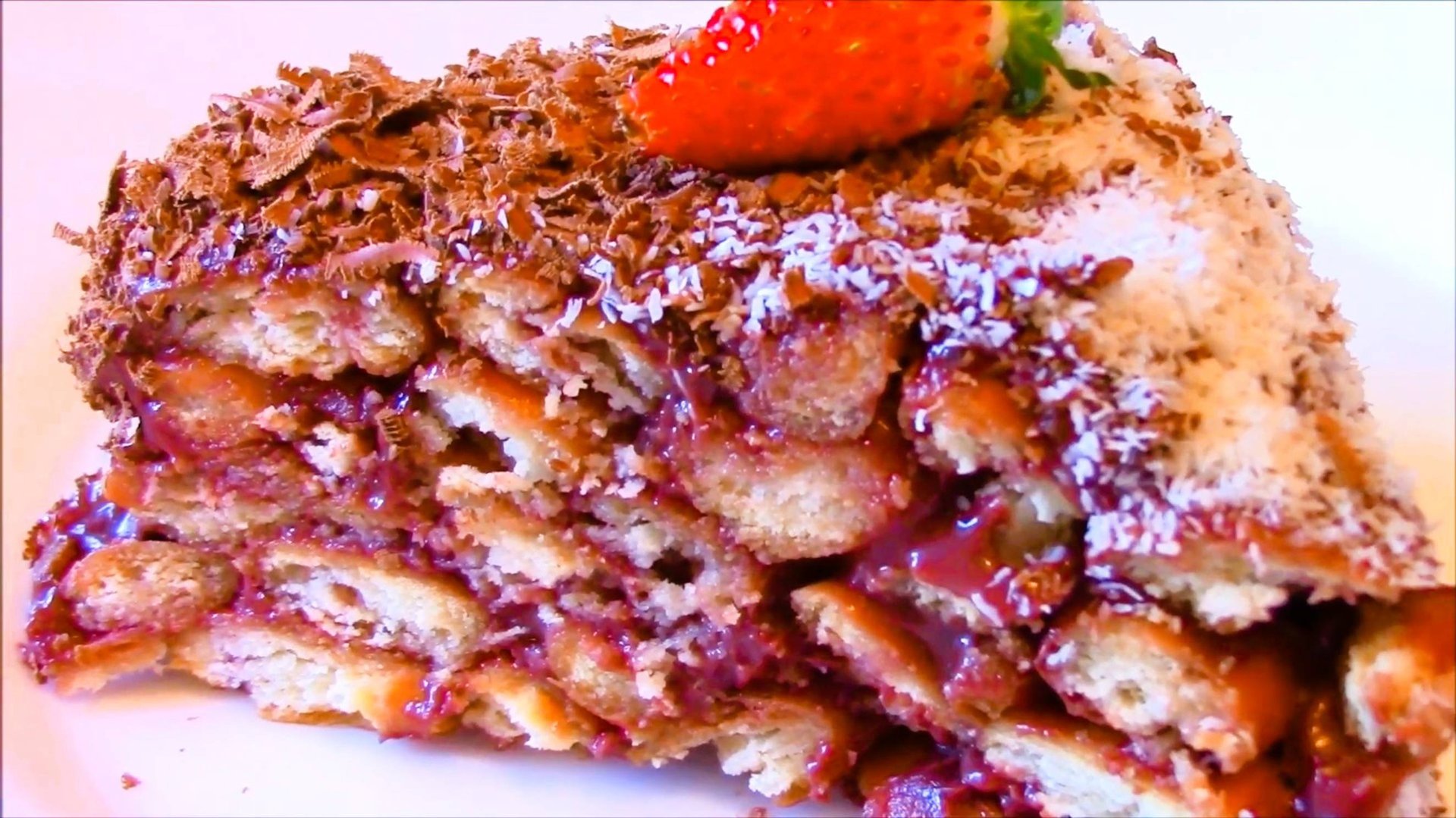 Торт без выпечки на скорую руку.