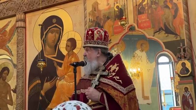 Эту обитель построил Бог и все вы!  Слово о. Андрея после литургии. Престольный праздник обители.