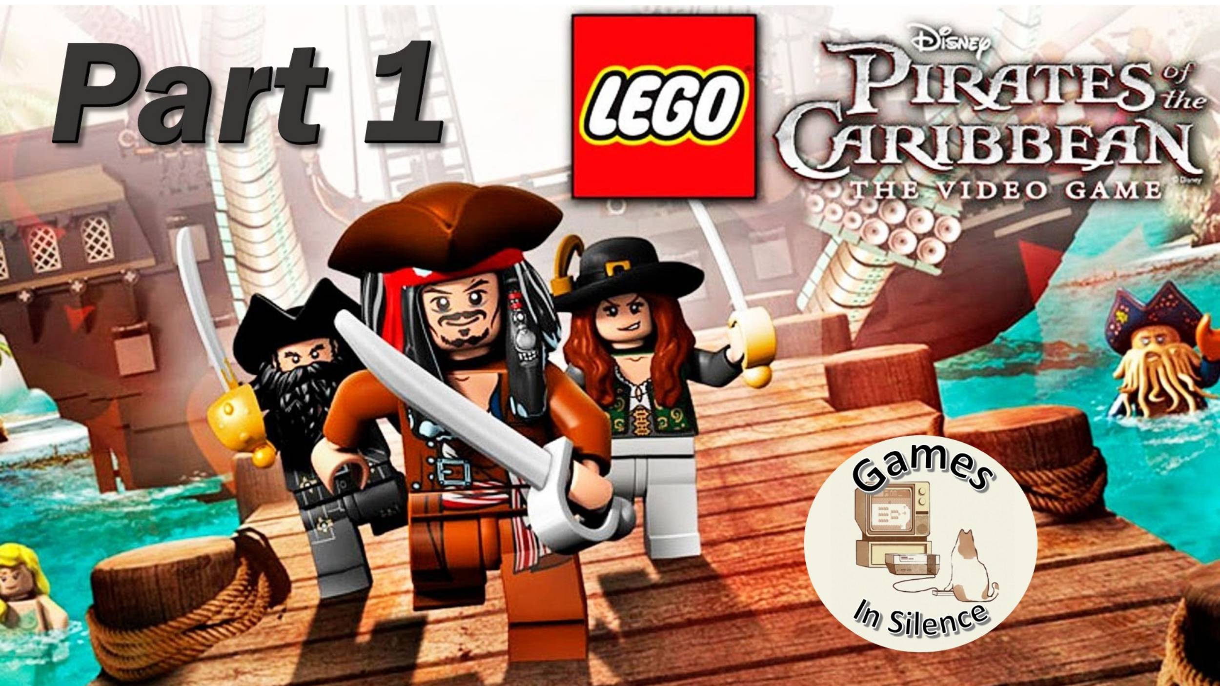 Lego Pirates of the Caribbean. Part 1. The Curse of The Black Pearl