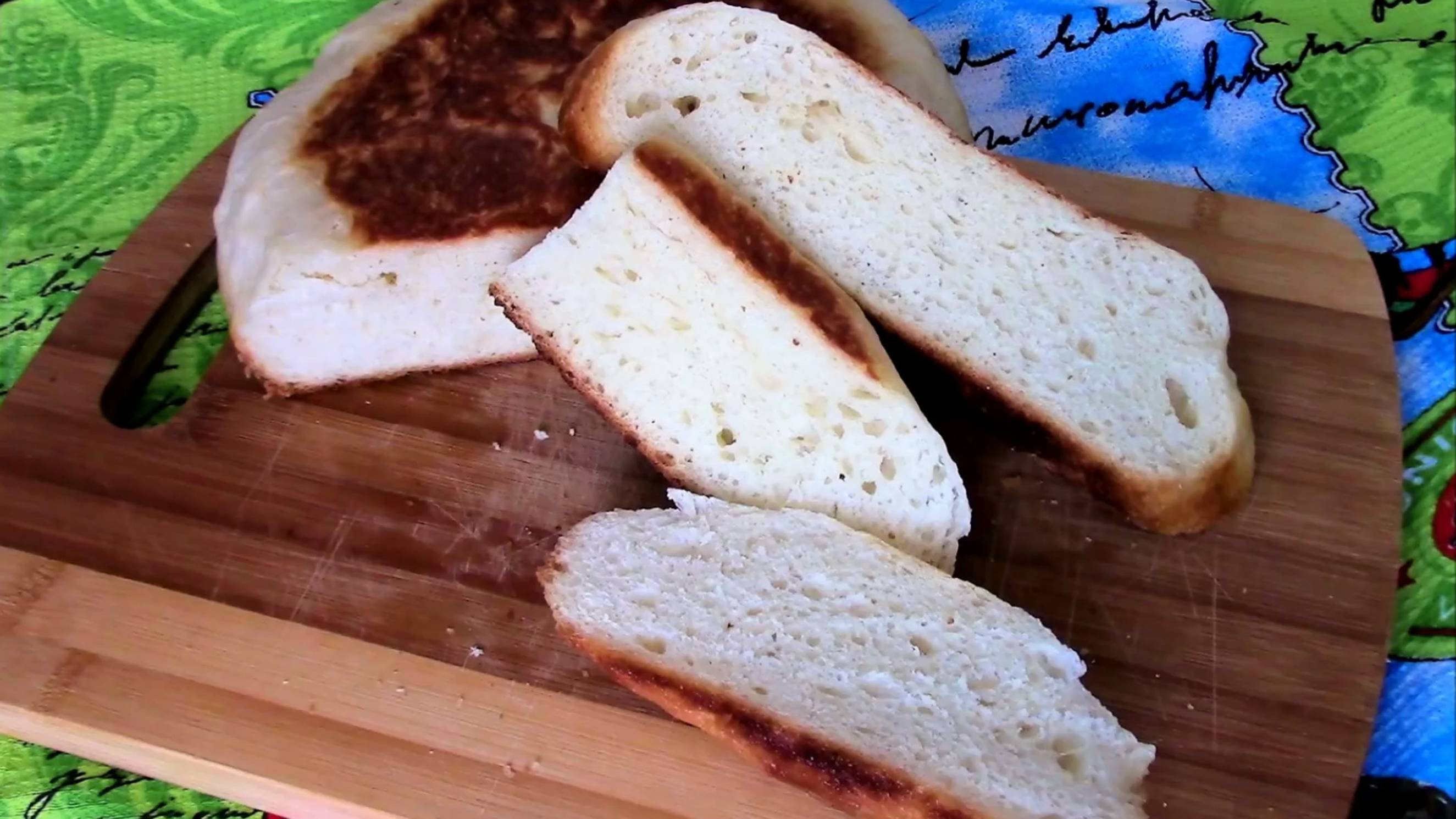 Хлеб  без нудного замеса теста.