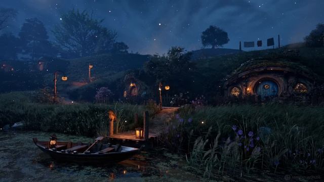 Ночь в Шире - Нежная музыка из фильма Властелин колец, фоновая музыка для отдыха