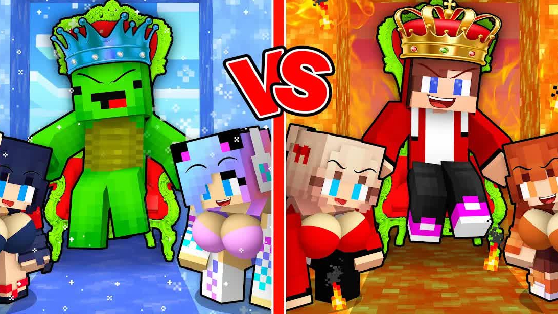ЛЕДЯНОЙ против ЛАВОВОГО - Битва королей - мультфильм про Майнкрафт